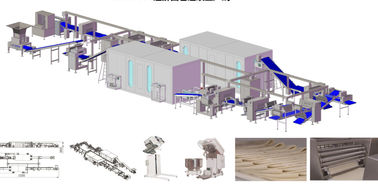 500 - 2500 Kg / H Hamur Kapasiteli Yüksek Otomasyonlu Kruvasan Laminasyon Makinesi Tedarikçi