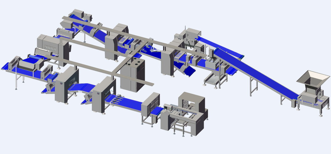 Hızlı Temizlenen ve Bakımı Olan Modüler Yapı Hamur Laminasyon Makinesi