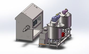 150 - 400 kg / saat Kapasiteli PLC Kontrol Sistemi Kremalı Kek Karıştırıcı Tedarikçi