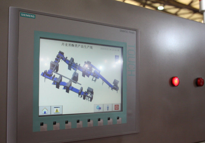 Yüksek Hassasiyetli Döner Sistemli PLC Kontrollü Kruvasan Laminasyon Makinesi
